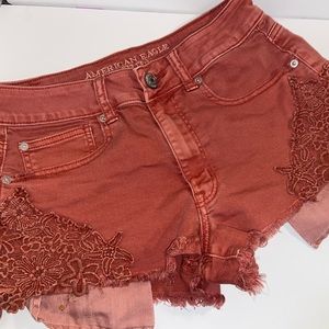 High-rise American Eagle shorts